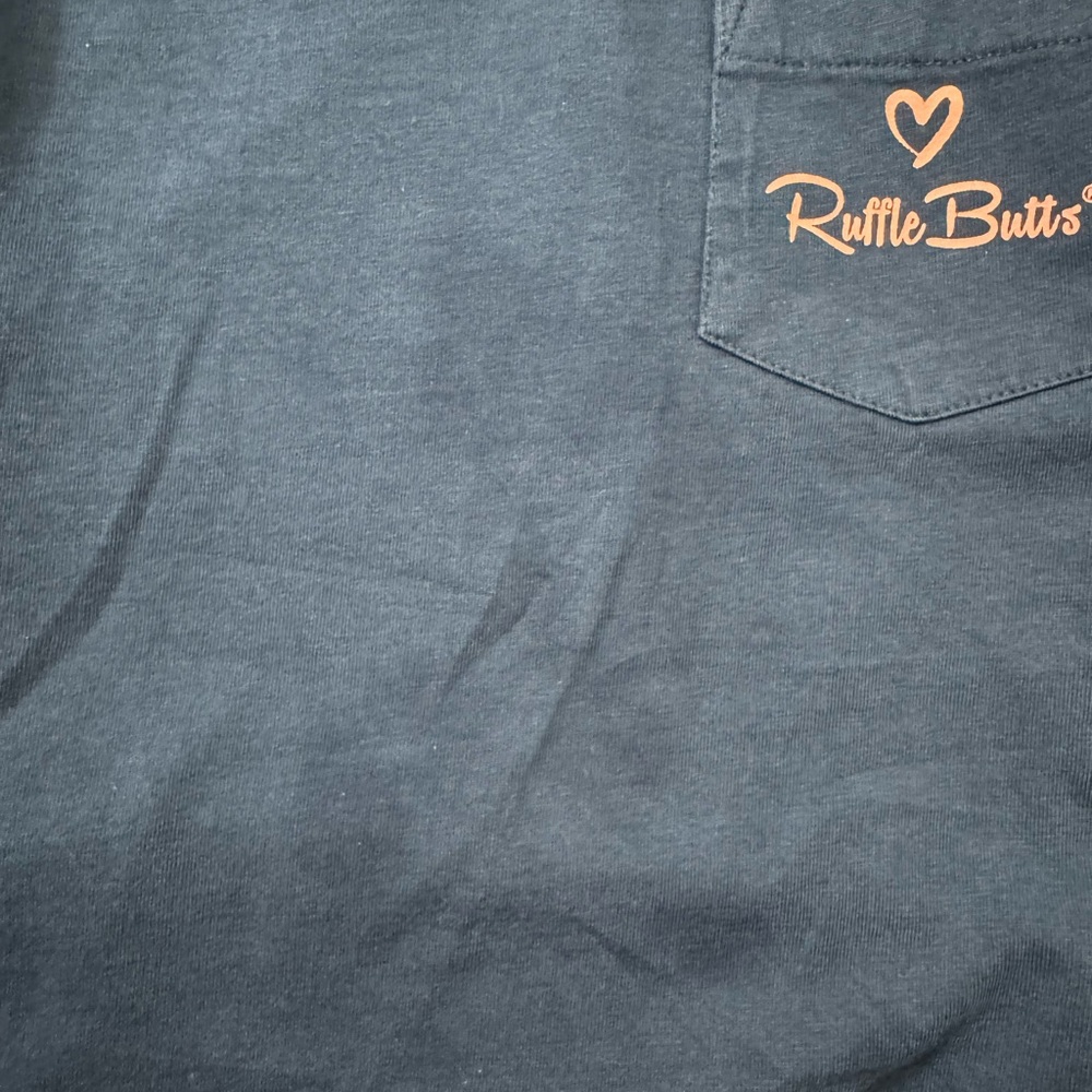 Ruffle Butts Navy and Rust Ruffle Set - Picture 8 of 8